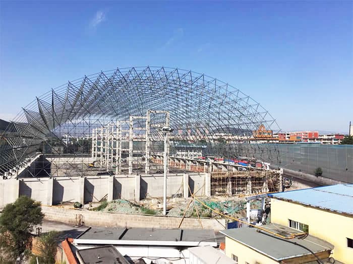 沙坪坝煤矿储煤棚网架工程