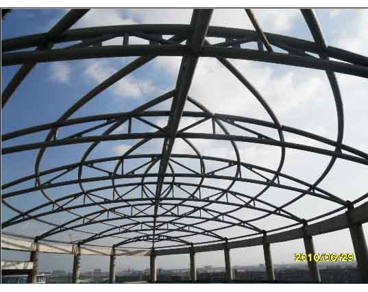 沙坪坝中煤朔州宾馆管桁架工程