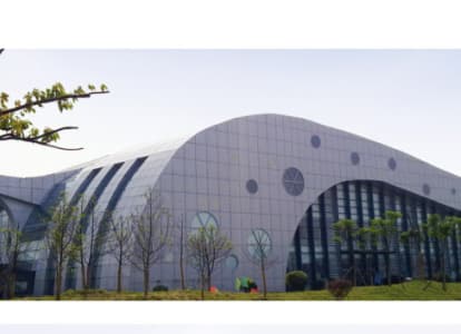 沙坪坝会议中心外景网架工程
